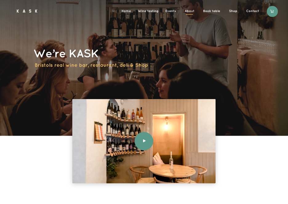KASK About page